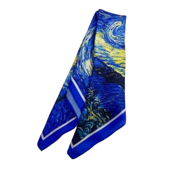 Van Gogh Starry Night Scarf - Picture 2 of 3